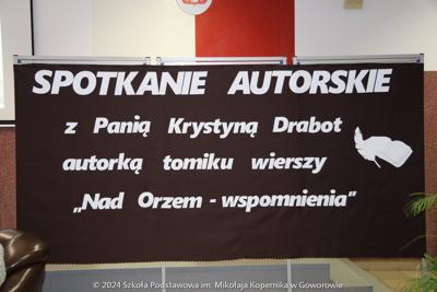 Spotkanie autorskie z Krystyną Drabot