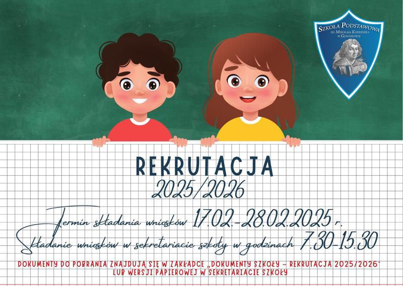 Rekrutacja grafika informacyjna