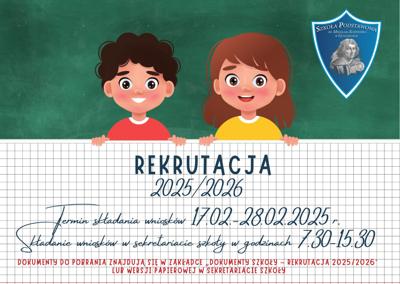 Rekrutacja grafika informacyjna