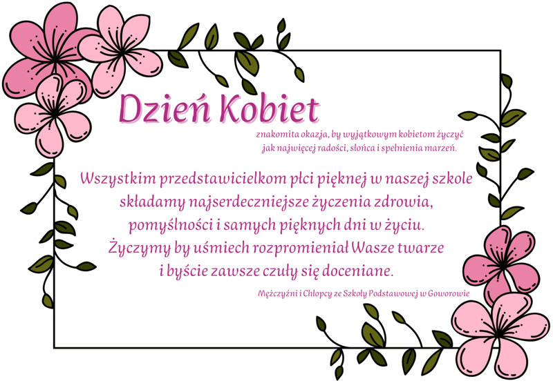 Życzenia Dzień Kobiet