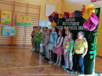 Szkolny Konkurs Recytatorski „Wiosna w wierszu ukryta”