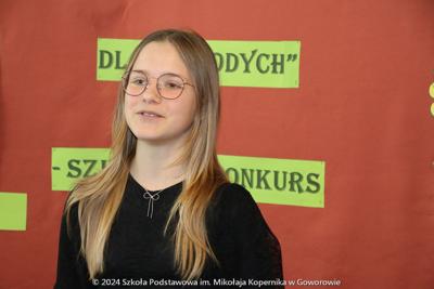 Szkolny Konkurs Recytatorski „Maria Pawlikowska – Jasnorzewska dla Młodych”