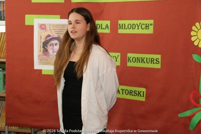 Szkolny Konkurs Recytatorski „Maria Pawlikowska – Jasnorzewska dla Młodych”