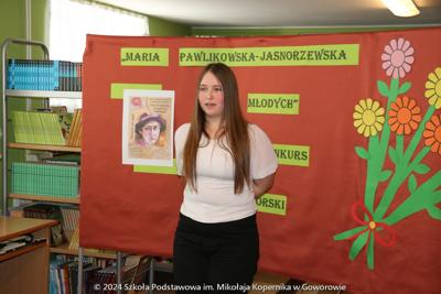 Szkolny Konkurs Recytatorski „Maria Pawlikowska – Jasnorzewska dla Młodych”