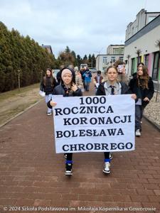 Harcerze świętują rocznicę koronacji I Króla Polski