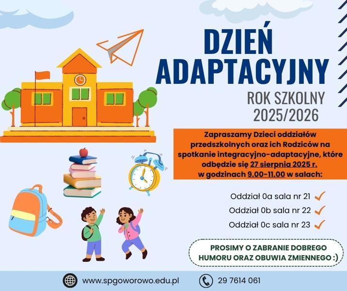 Dzień adaptacyjny