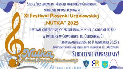 Zaproszenie konkurs "Nutka"