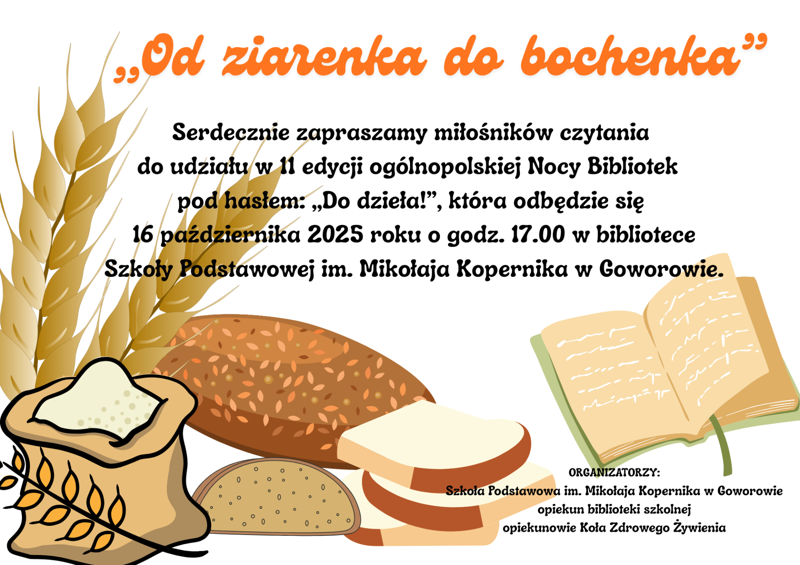 Zaproszenie noc bibliotek
