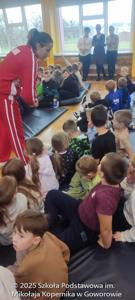 Lekcja z Mistrzem – Emanuela Wikieł w klasach 1-3 w ramach programu „Mały Mistrz”