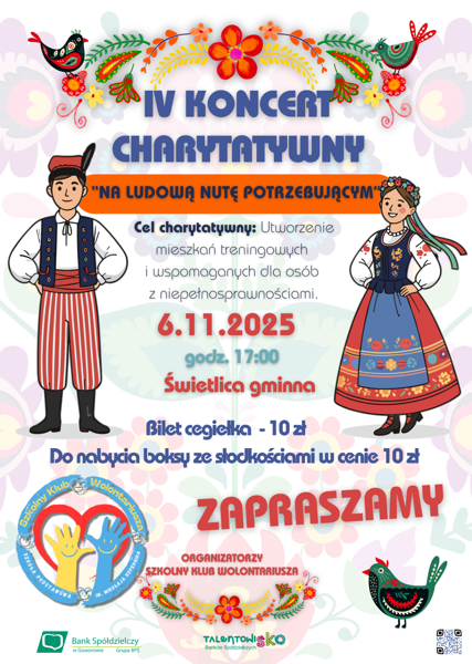 IV Koncert charytatywny - plakat