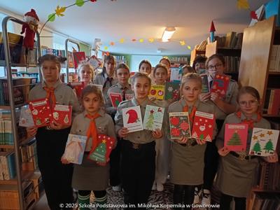 „Serce za odwagę” – kartki świąteczne od naszych uczniów