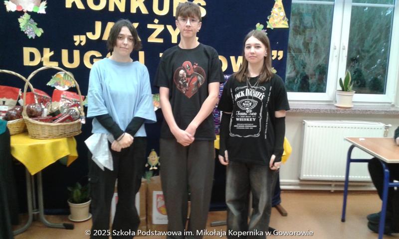 XIV Powiatowym Konkursie z Zakresu Higieny i Profilaktyki Zdrowia „Jak żyć długo i zdrowo”