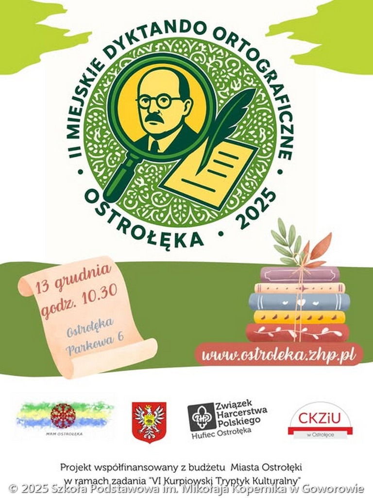 II Miejskie Dyktando Ortograficzne