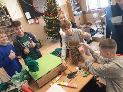 Projekt na podstawie lektury „KATARYNKA”