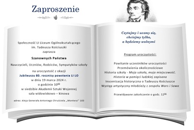 zaproszenie