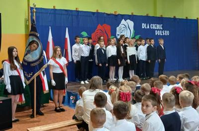 Występ uczniów klasy IV