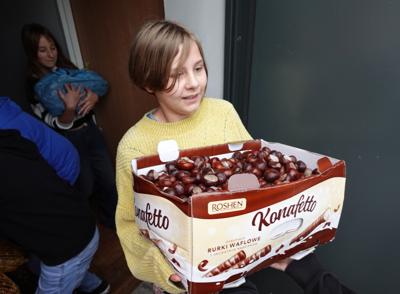 Wolontariusze w akcji.