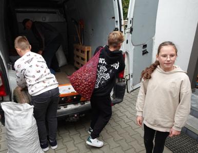 Wolontariusze w akcji.