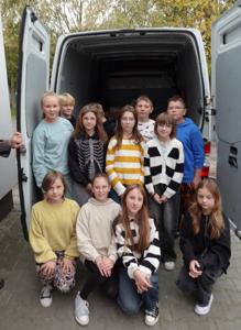 Wolontariusze w akcji.