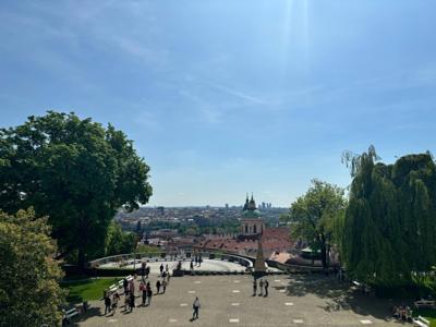 Widok na panoramę Pragi
