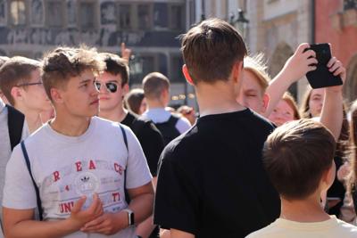Uczniowie ZSCKP w Pradze