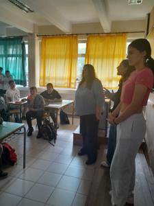 Uczniowie ZSCKP na lekcji praktyk w ramach Erasmus+