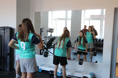 Uczniowie uczestniczący w programie Aktywni mieszkańcy Sochaczewa