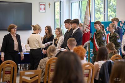 Uroczystoś zakończenia roku szkolnego klas maturalnych