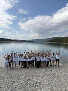 Uczniowie Iwaszkiewicza podczas pobytu w ramach Erasmus+ we Francji