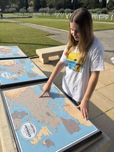 Uczniowie Iwaszkiewicza podczas pobytu w ramach Erasmus+ we Francji