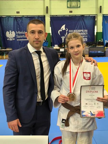 Julia Błaszczyk i Trener Maciej Cichocki