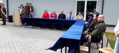 zdjęcie z uroczystości ślubowania kadetów 