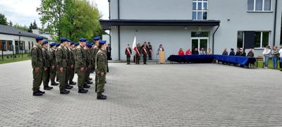 zdjęcie z uroczystości ślubowania kadetów 
