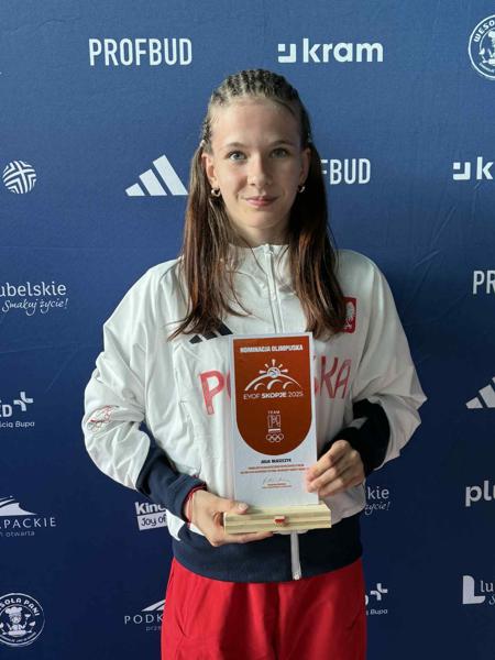 Julia podczas uroczystości zaprzysiężenia 