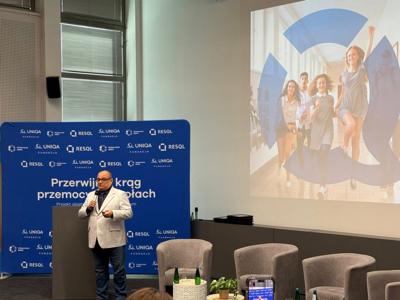 przedstawiciele szkoły na Uniwersytecie SWPS