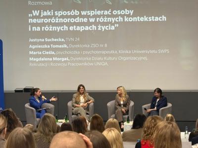 przedstawiciele szkoły na Uniwersytecie SWPS