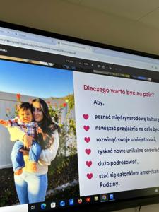 Spotkanie z przedstawicielką firmy Au Pair