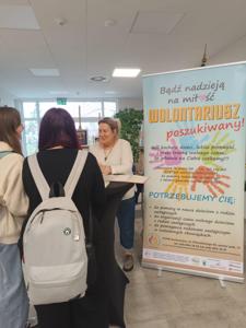 zdjęcie ze spotkania z przedstawicielką PCPR