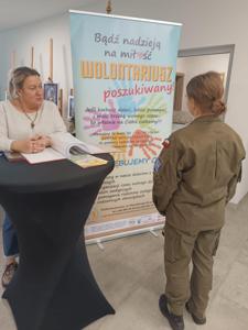 zdjęcie ze spotkania z przedstawicielką PCPR