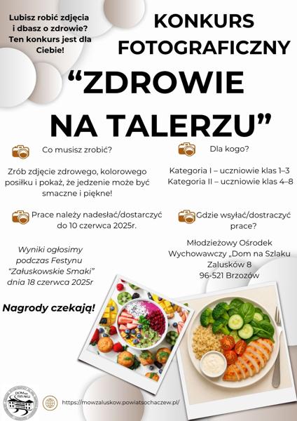 Konkurs fotograficzny &quot;ZDROWIE NA TALERZU&quot; 