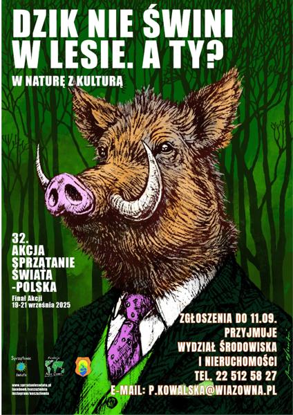 Plakat Sprzątanie świata