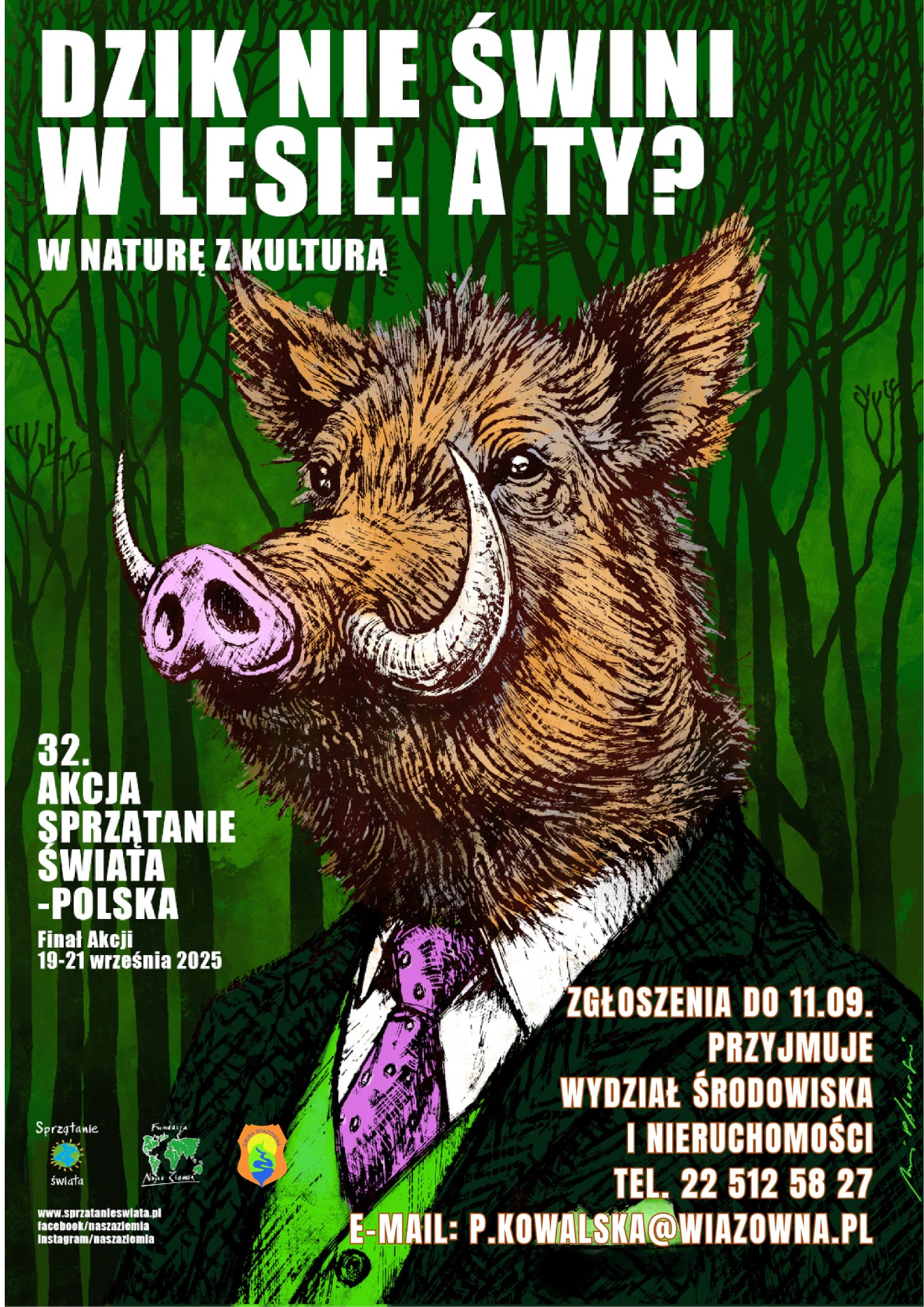 Plakat Sprzątanie świata