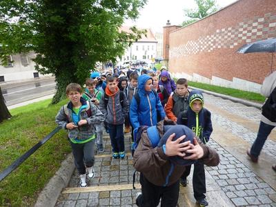 W drodze na Wawel...