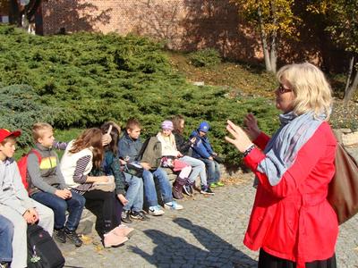 My już mamy dosyć. Pani przewodnik jeszcze nie...