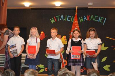 Najlepsi uczniowie klasy 4