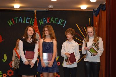 Najlepsi uczniowie gimnazjum i liceum