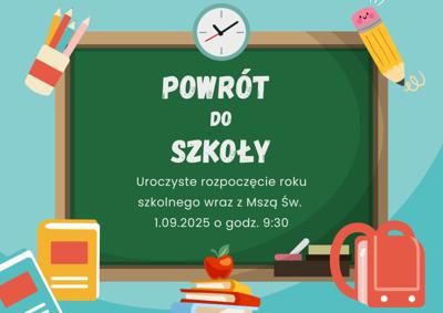 Rozpoczęcie roku szkolnego 2025/2026