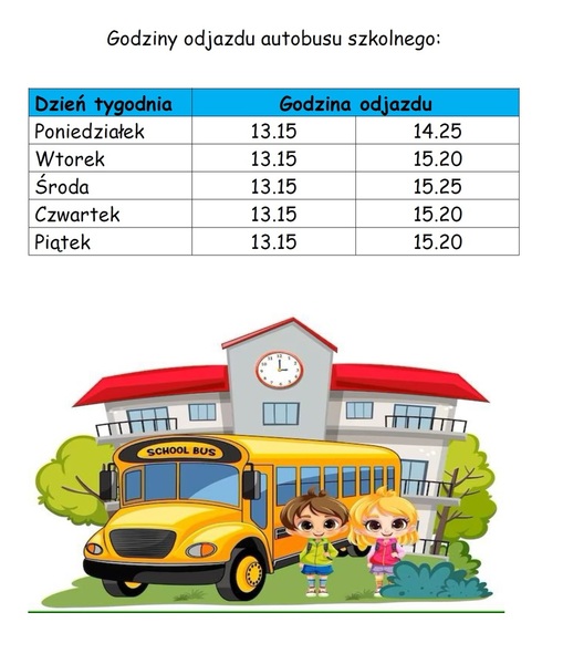 Godziny odjazdu autobusu