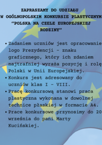 POLSKA NA CZELE EUROPEJSKIEJ RODZINY