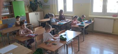 Uczniowie podczas warsztatów